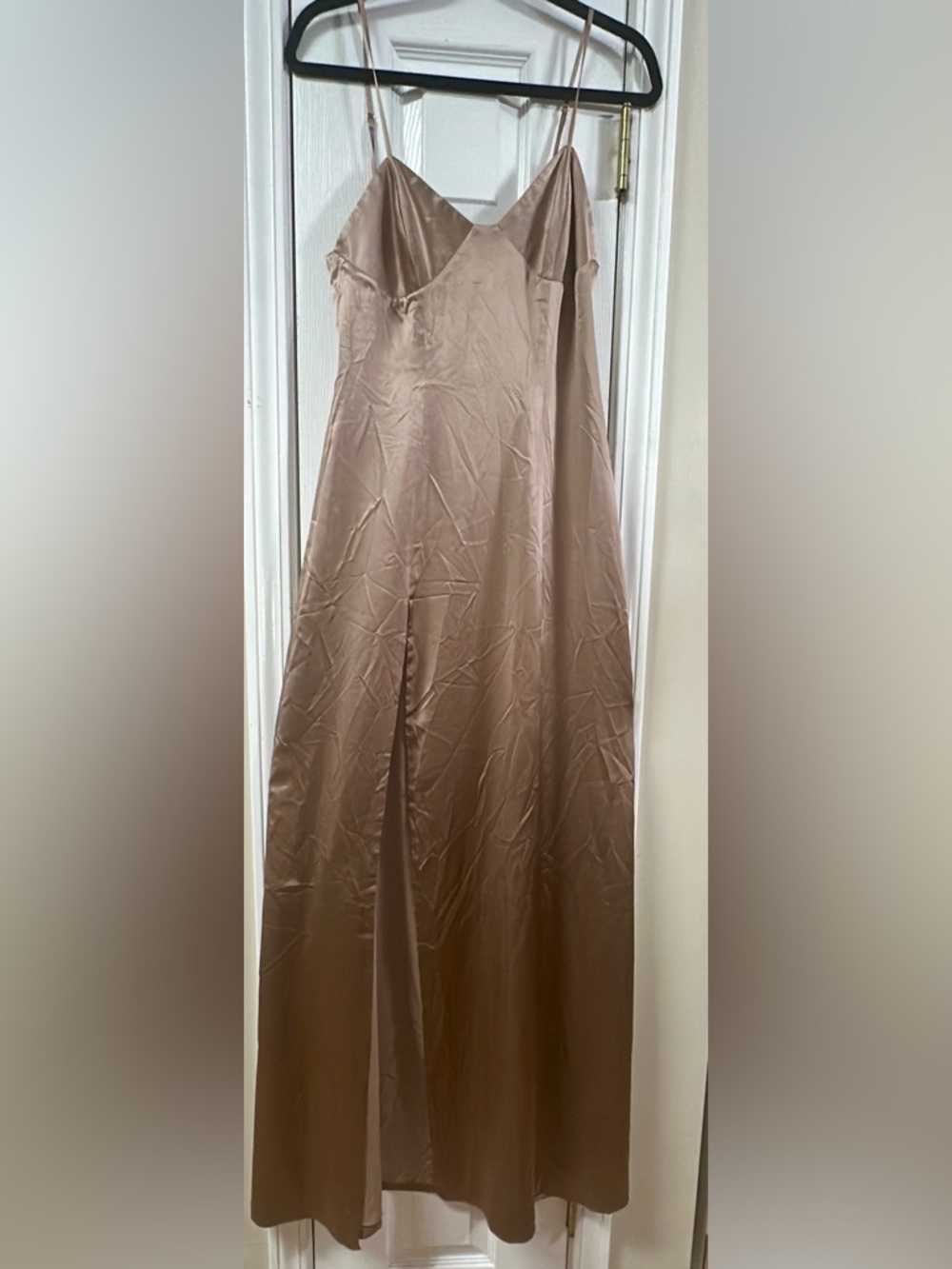 Michelle Mason silk Maxi Dress with Side Slit (mix28)